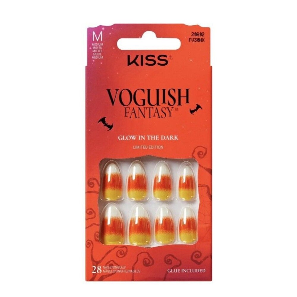 KISS Salon Design Limited Edition Halloween Press On Glow Nails Sweet Creature